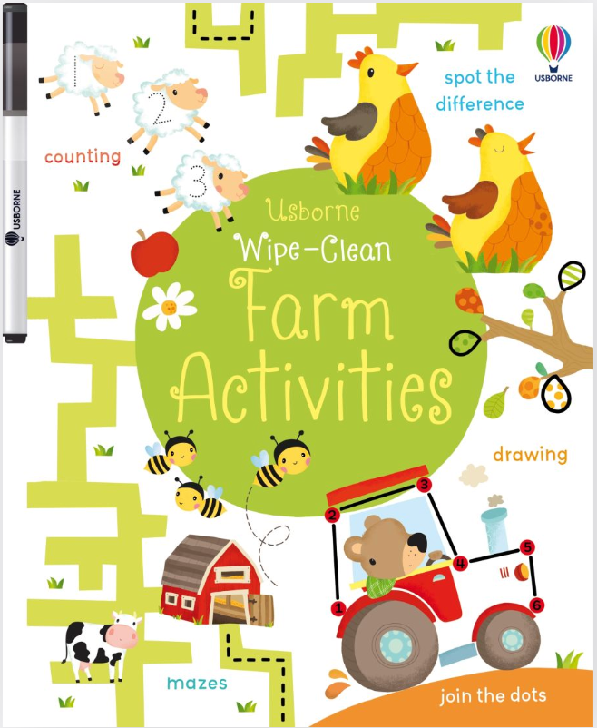 Wipe Clean Farm Activities