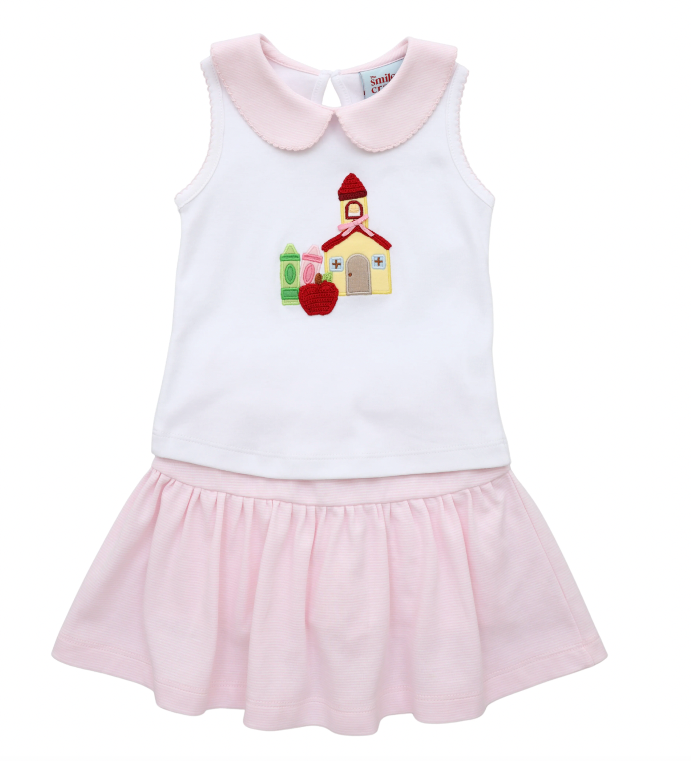 Light Pink Stripe Skort