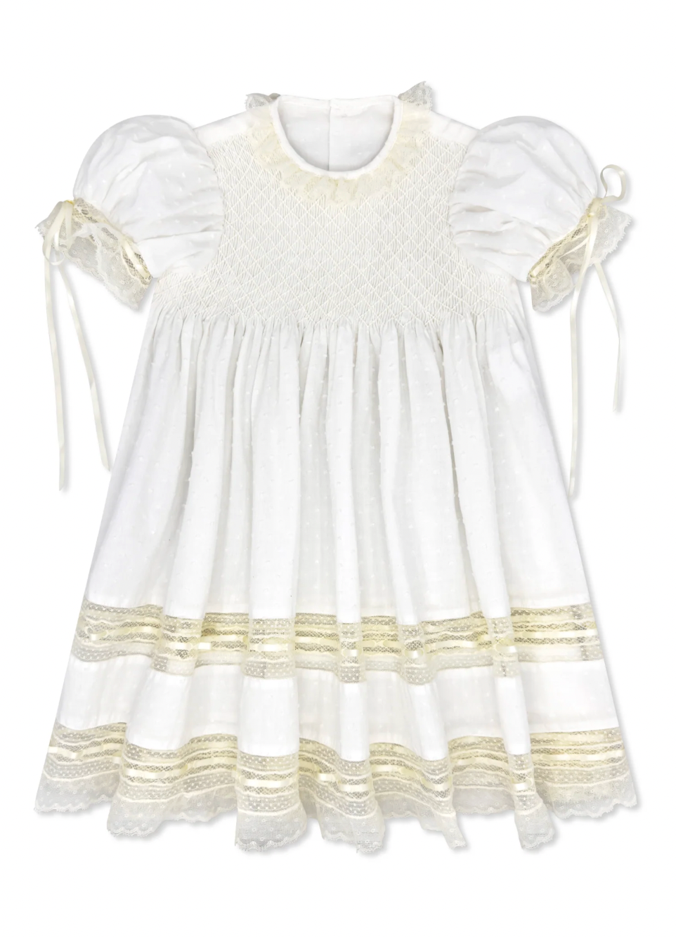 Margaret Dress - Spring White Swiss Dot