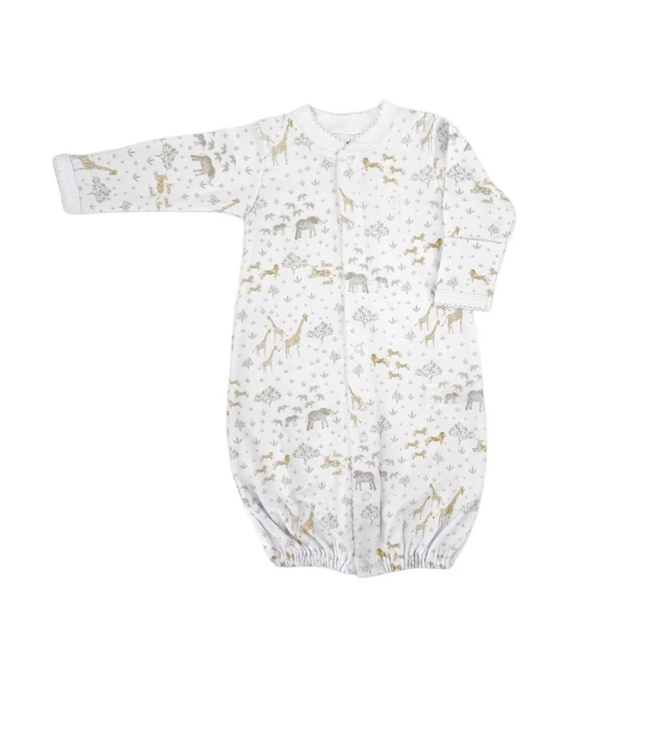 Safari Convertible Gown - White
