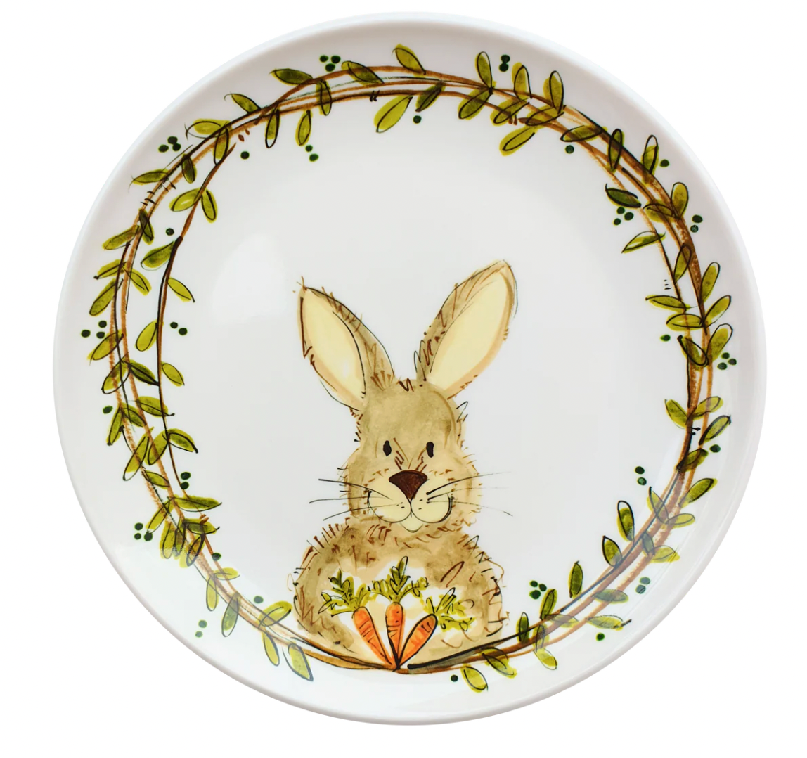 Cute Melamine Kid's Plate - Woodland Creatures