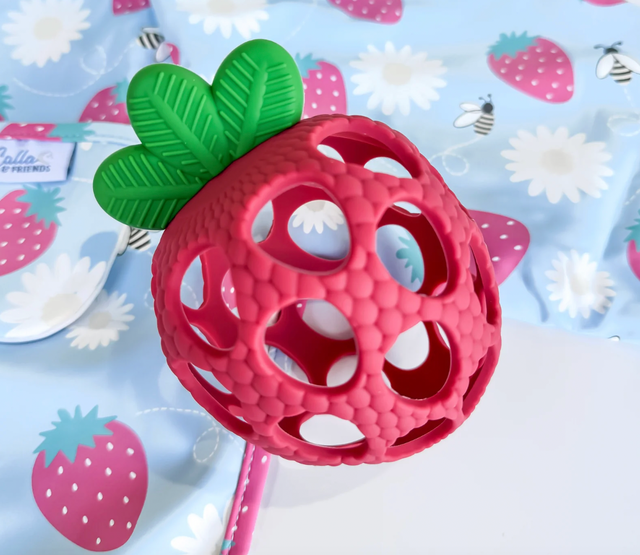 Strawberry Patch Teether