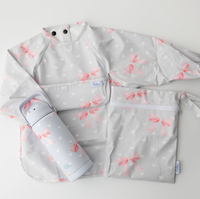 The Grayson Long Sleeve Bib - Sweetheart Bows