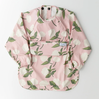 The Grayson Long Sleeve Bib - Hydrangeas