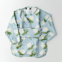The Grayson Long Sleeve Bib - Hydrangeas
