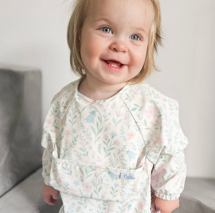 The Grayson Long Sleeve Bib - Wildflower Dreams