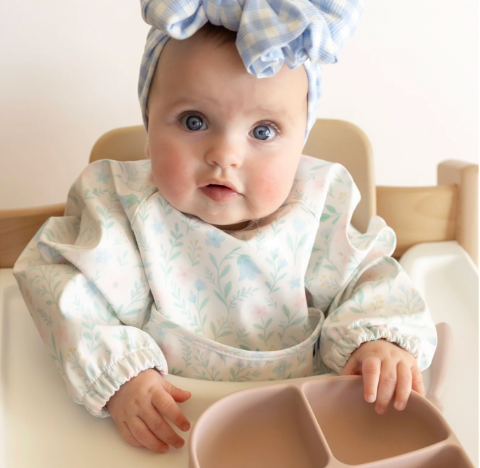 The Grayson Long Sleeve Bib - Wildflower Dreams