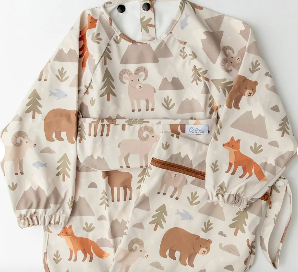 The Grayson Long Sleeve Bib - Woodland Pines