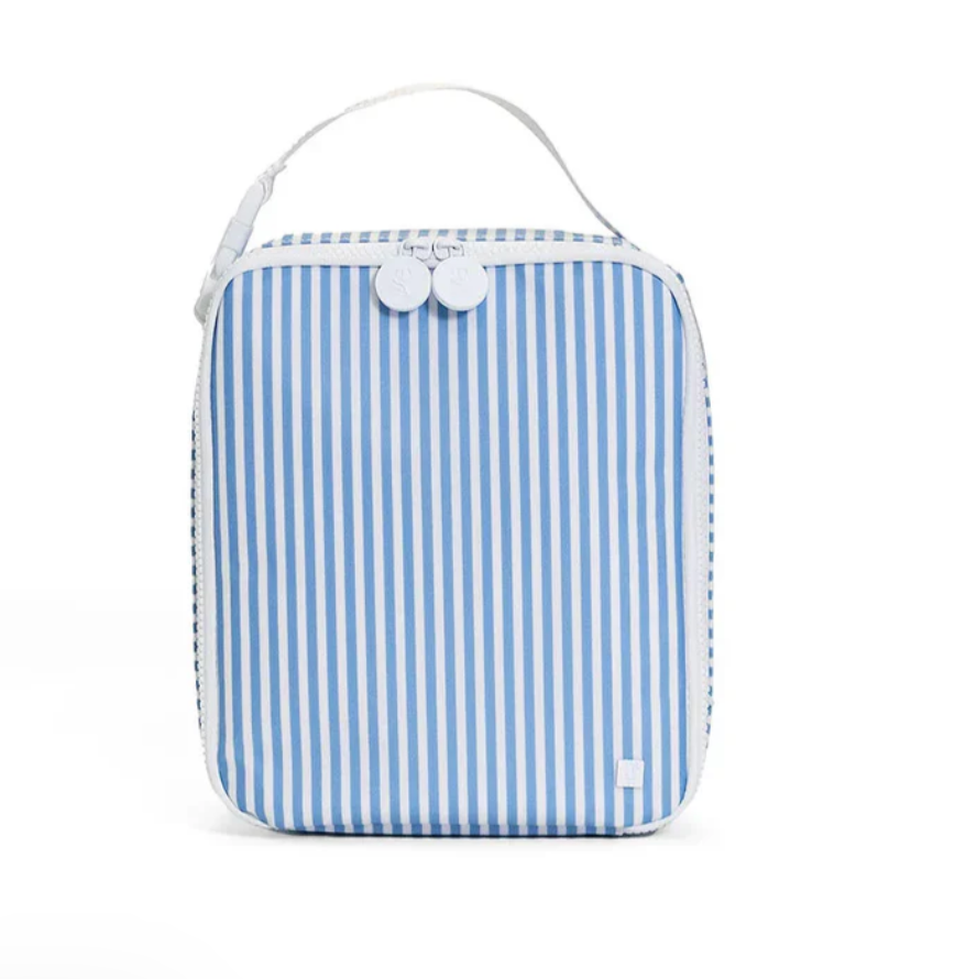 Lunch Box Insulated Lunch Bag - Pimlico Stripe Chambray