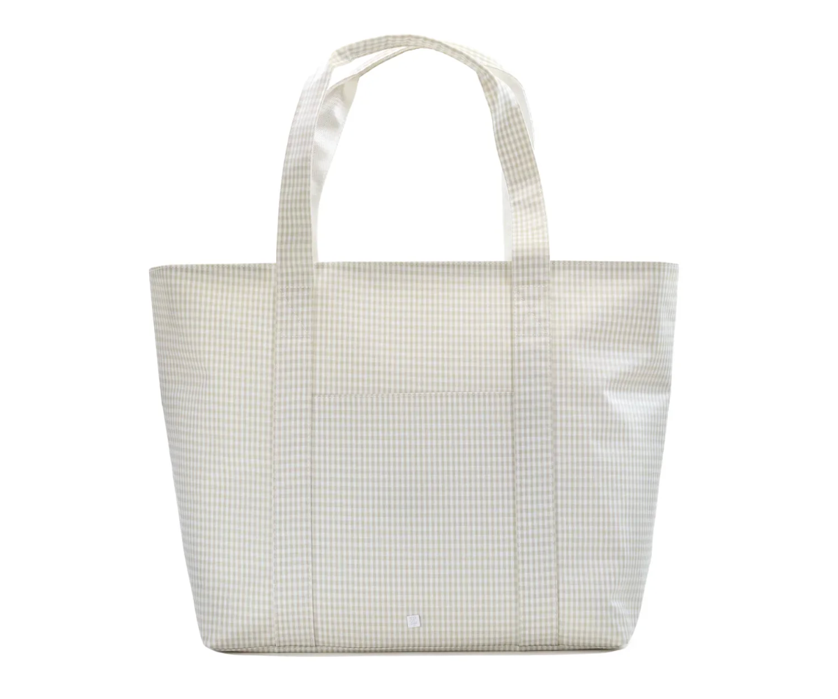 Jumbo Tote X-Large Gingham Pearl Grey