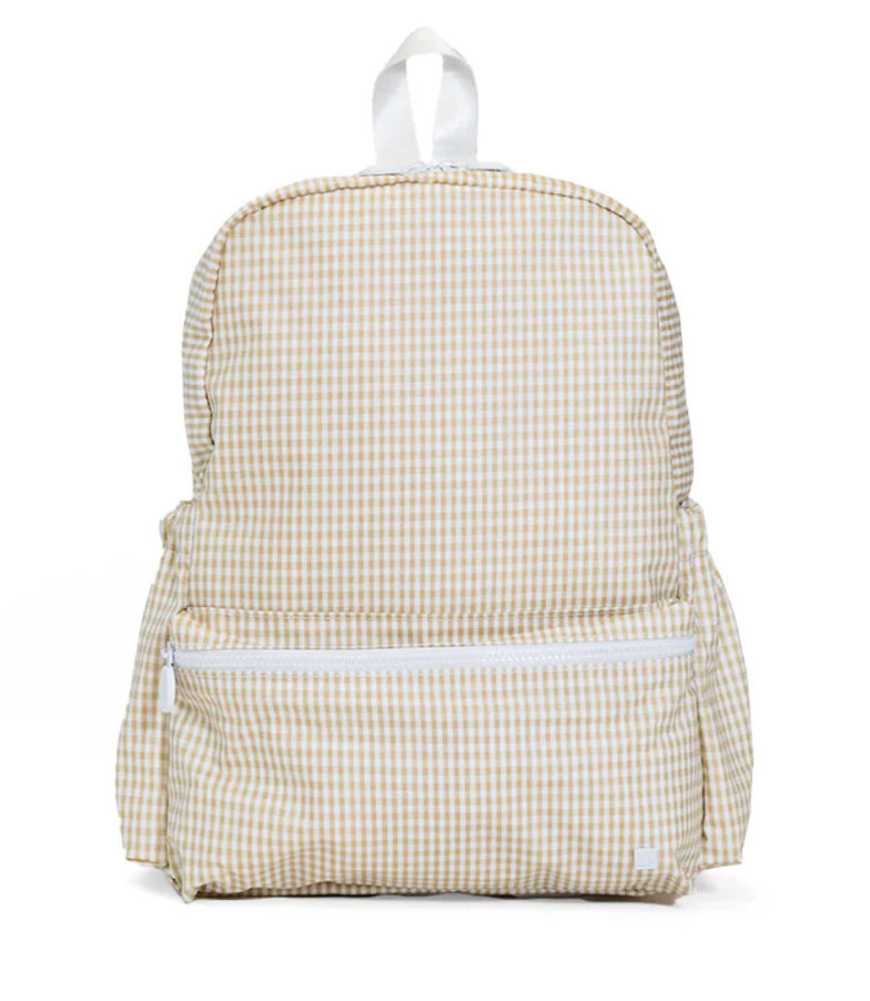 Backpacker - Gingham New Khaki