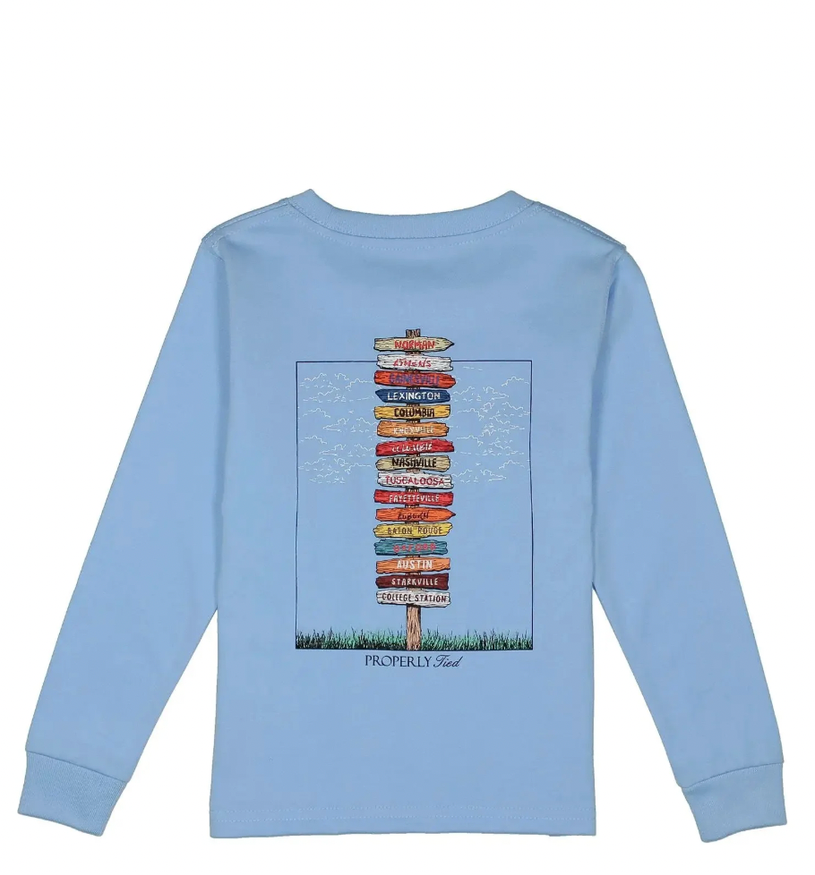 Boys Southeastern Showdown LS Light Blue