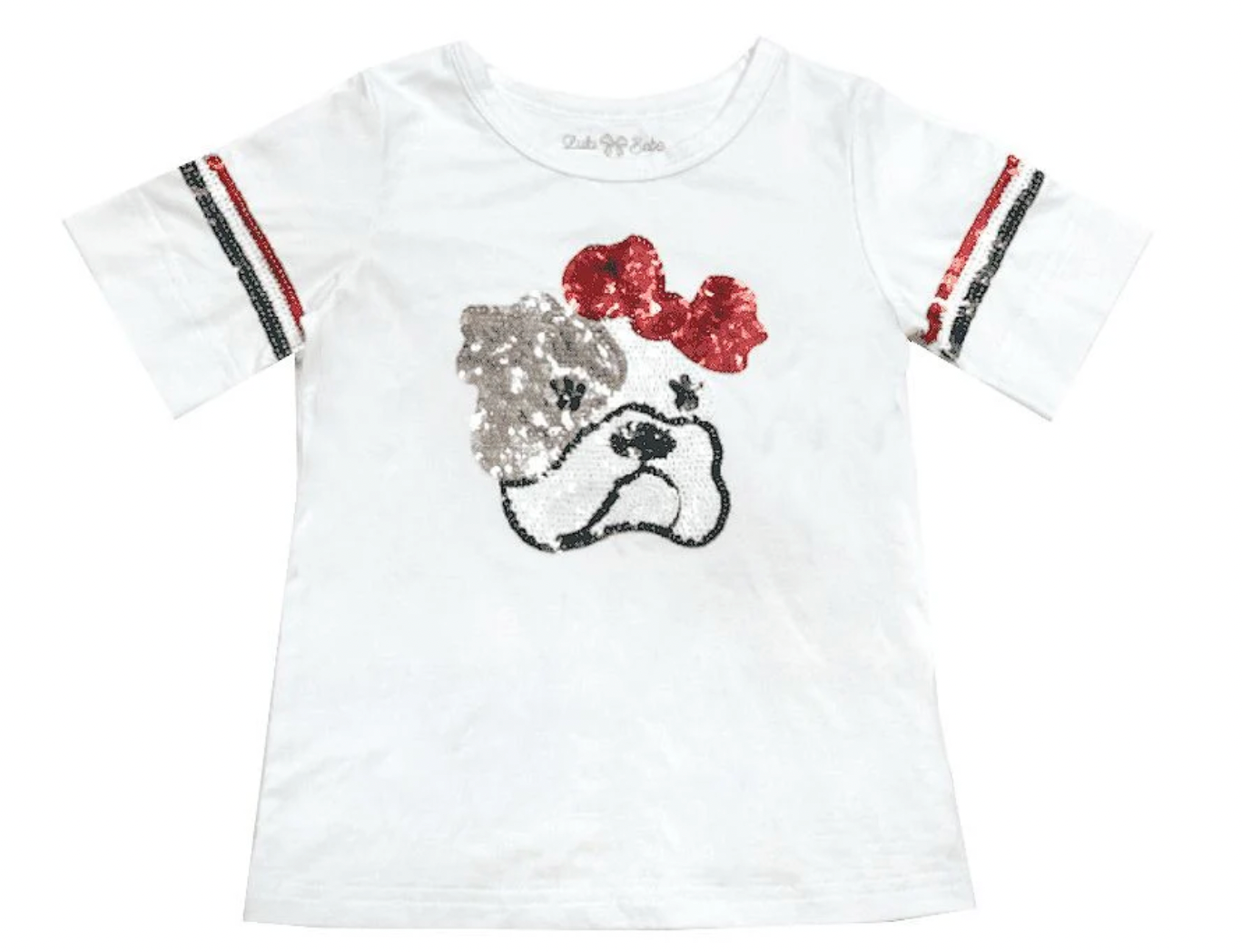 Sequin Team Bulldog Shirt