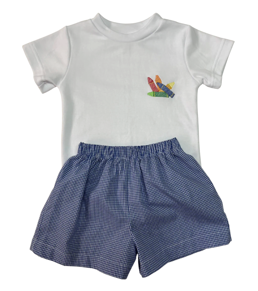 Tom Back to School Shirt and Short Set