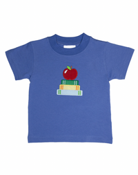 Blue Stacked Books Shirt