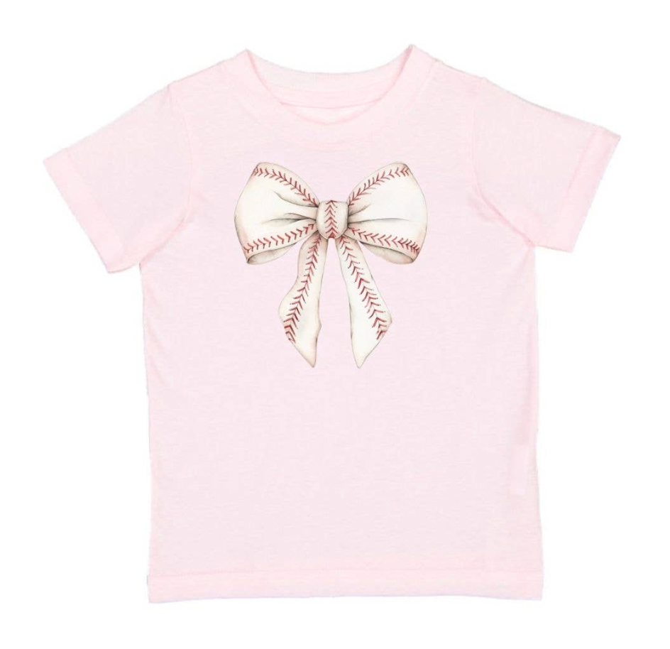 Sweet Wink Girls Baseball Bow