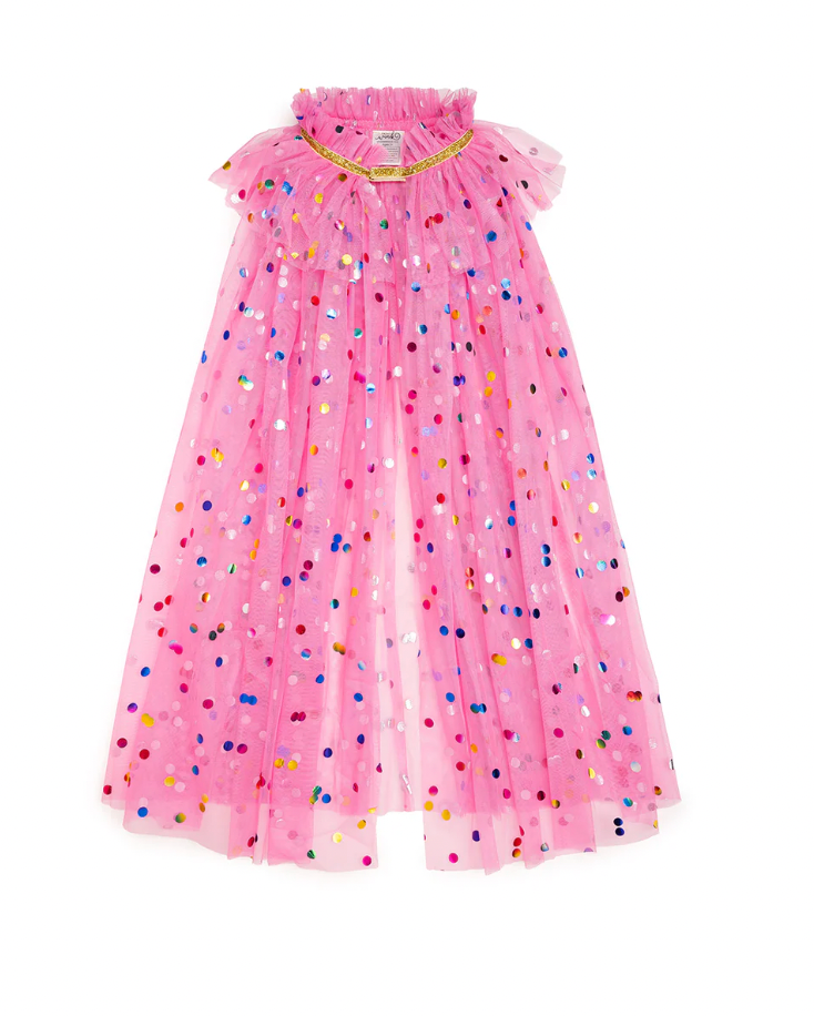 Raspberry Confetti Cape