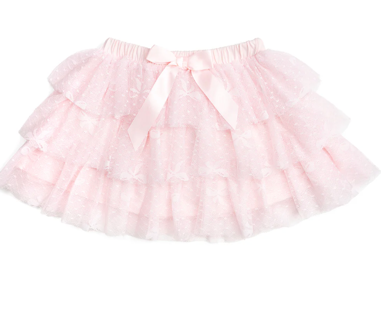 Bow Lace Tiered Tutu