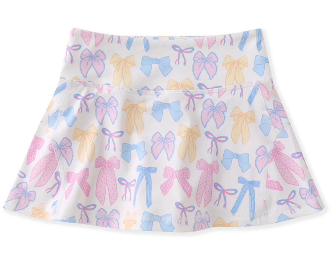 Swoon Active Girls Spring Bows Tennis Skirt