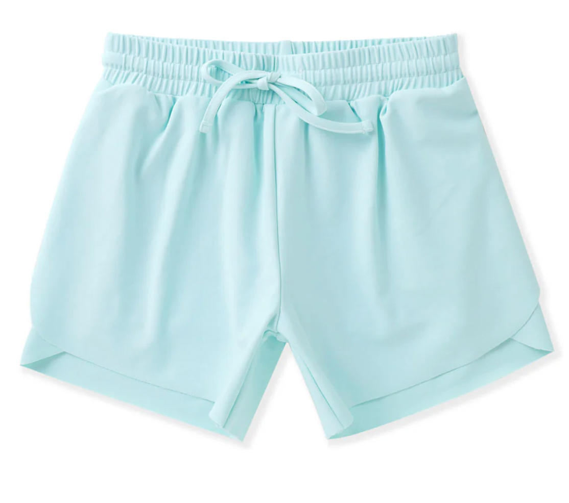 Swoon Kids Aqua Butterfly Active Shorts