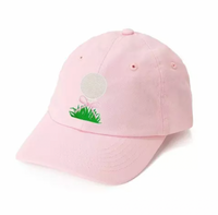 Golf Tee Bow Patch Baseball Hat