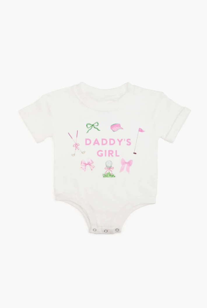 Daddy’s Girl Golf Icon Short Sleeve Romper