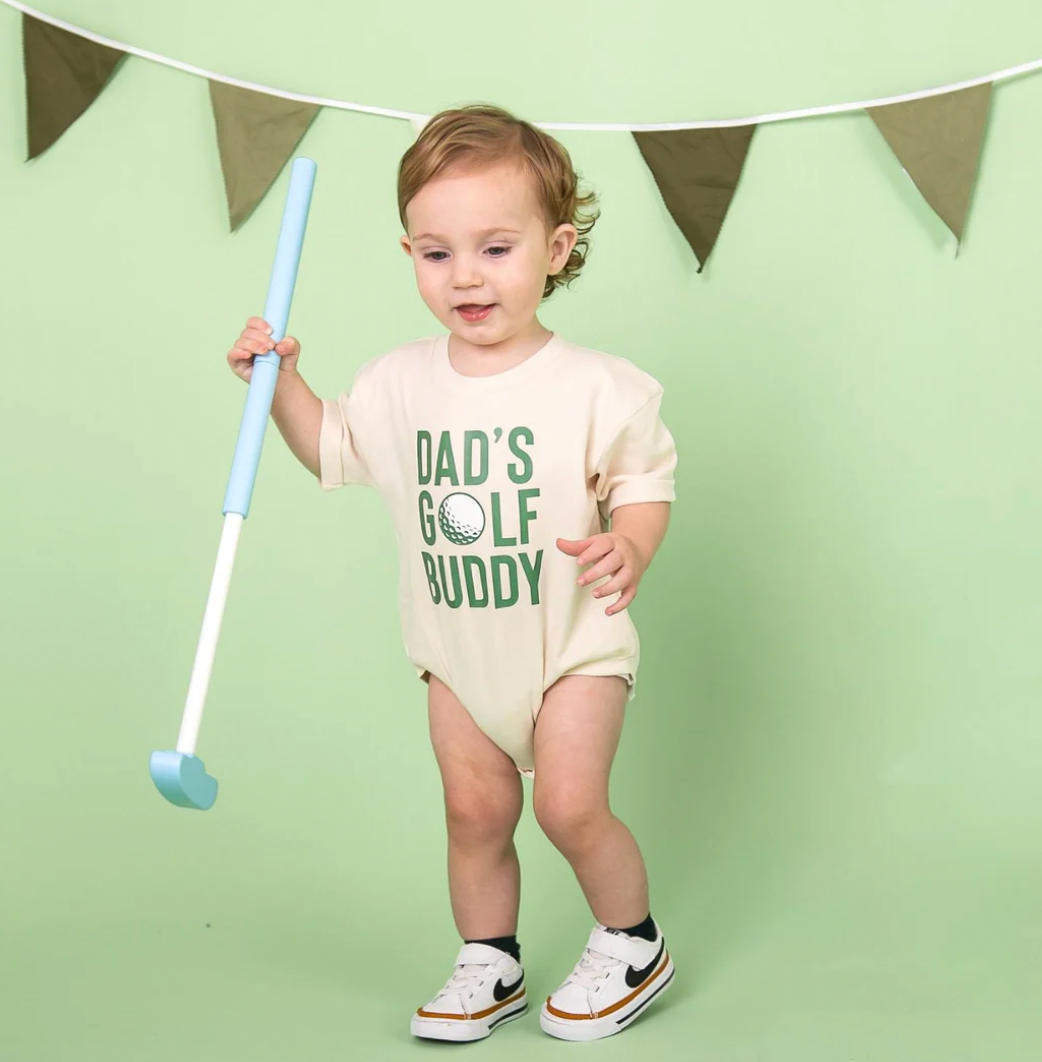 Dad’s Golf Buddy Short Sleeve Romper