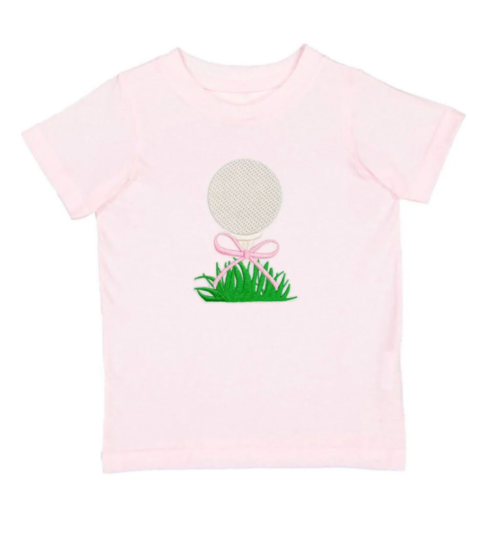 Bow Golf Girl Short Sleeve T-Shirt