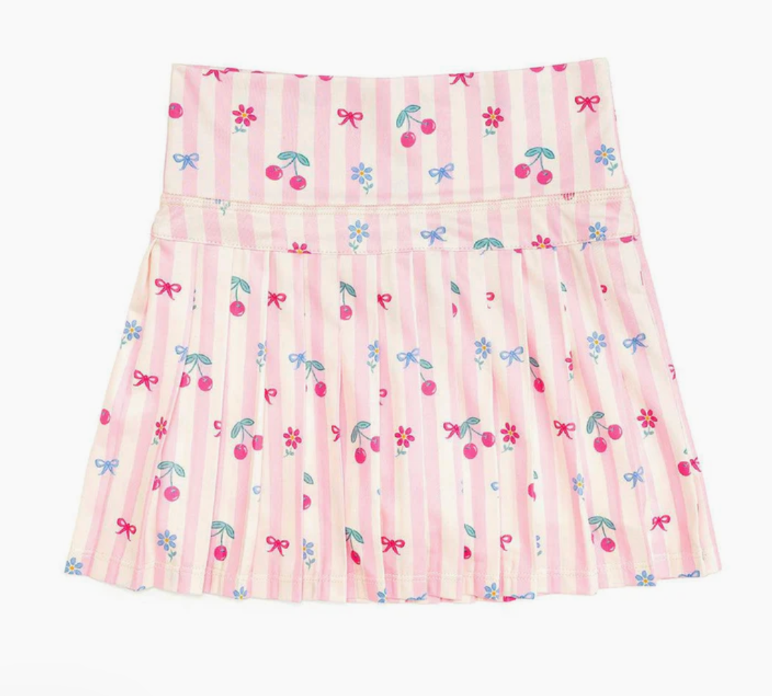 Cherry Bow Athletic Skort
