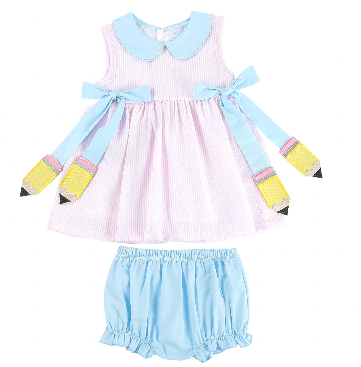 Hanging Pencil Dress with Bloomer