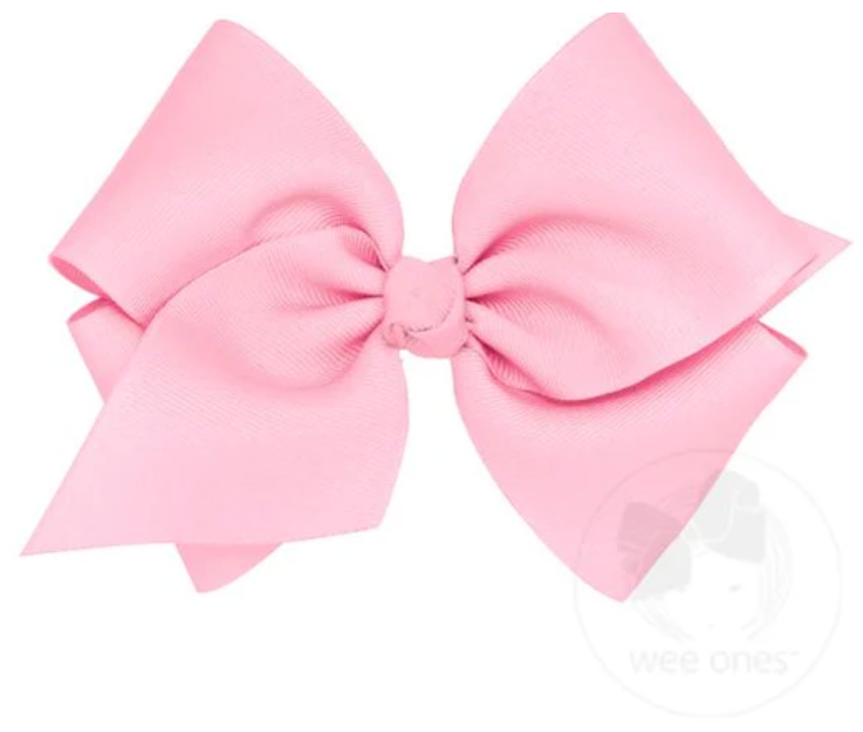 King Classic Grosgrain Hair Bow, Pearl
