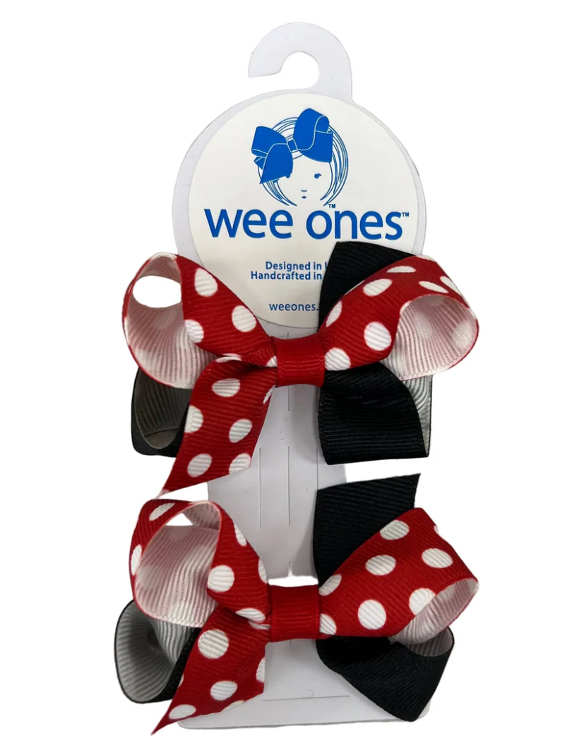 Mini Max Dot Print 2 Pack, Red