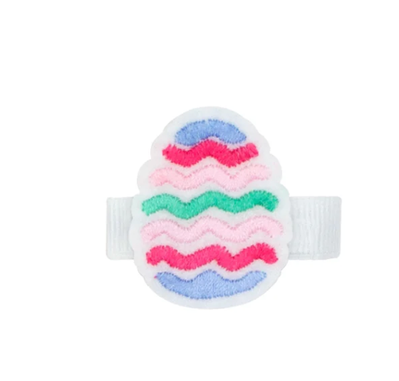 Easter Egg Embroidered Felt Stacker Clip