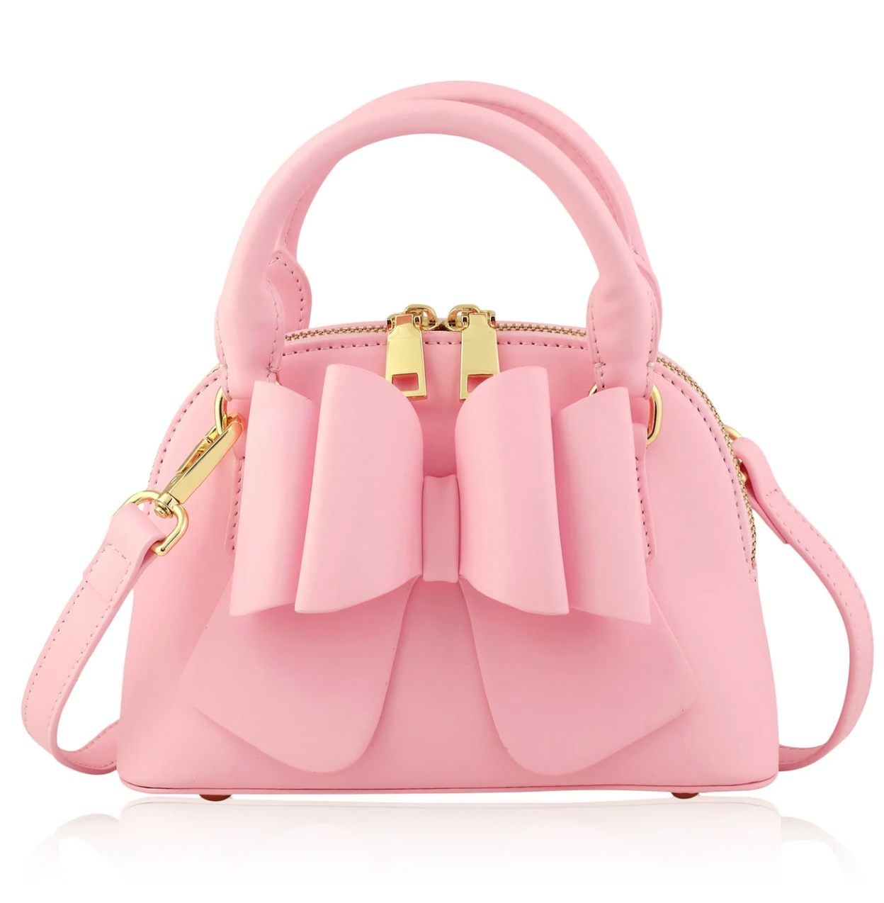 Margo Light Pink Bow Purse
