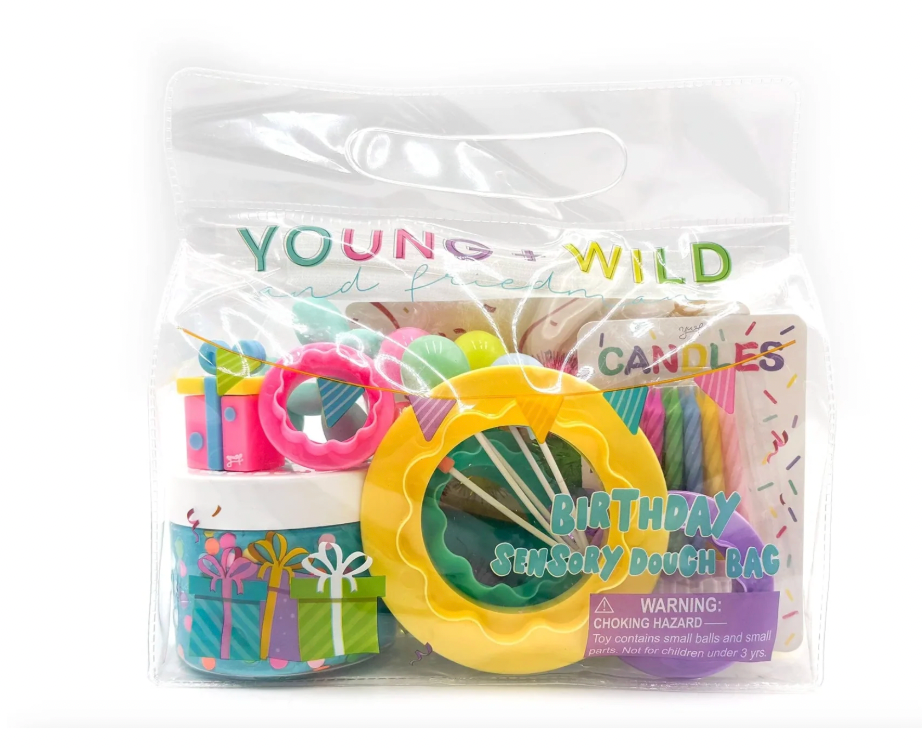 Birthday Sensory Dough Bag