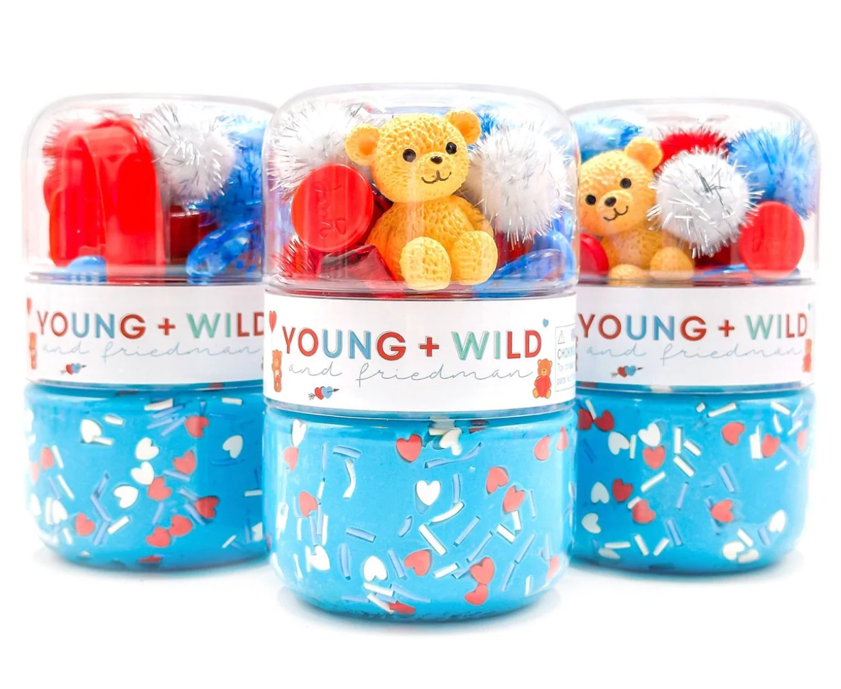 Red, White, & Blue Grab & Go Dough Jar