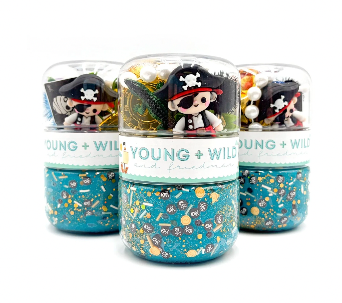 Pirate Grab & Go Dough Jar