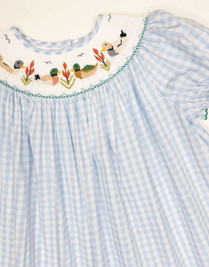 Emma Mallard Duck Smocked Bishop