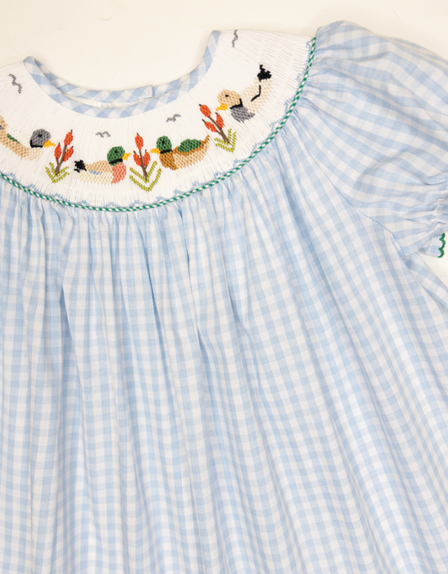 Emma Mallard Duck Smocked Bishop