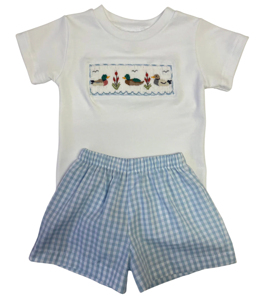 Tom Mallard Duck Smocked T-Shirt and Short