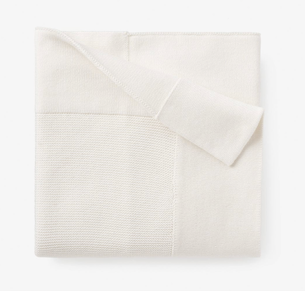 Blanket WH Garter - White