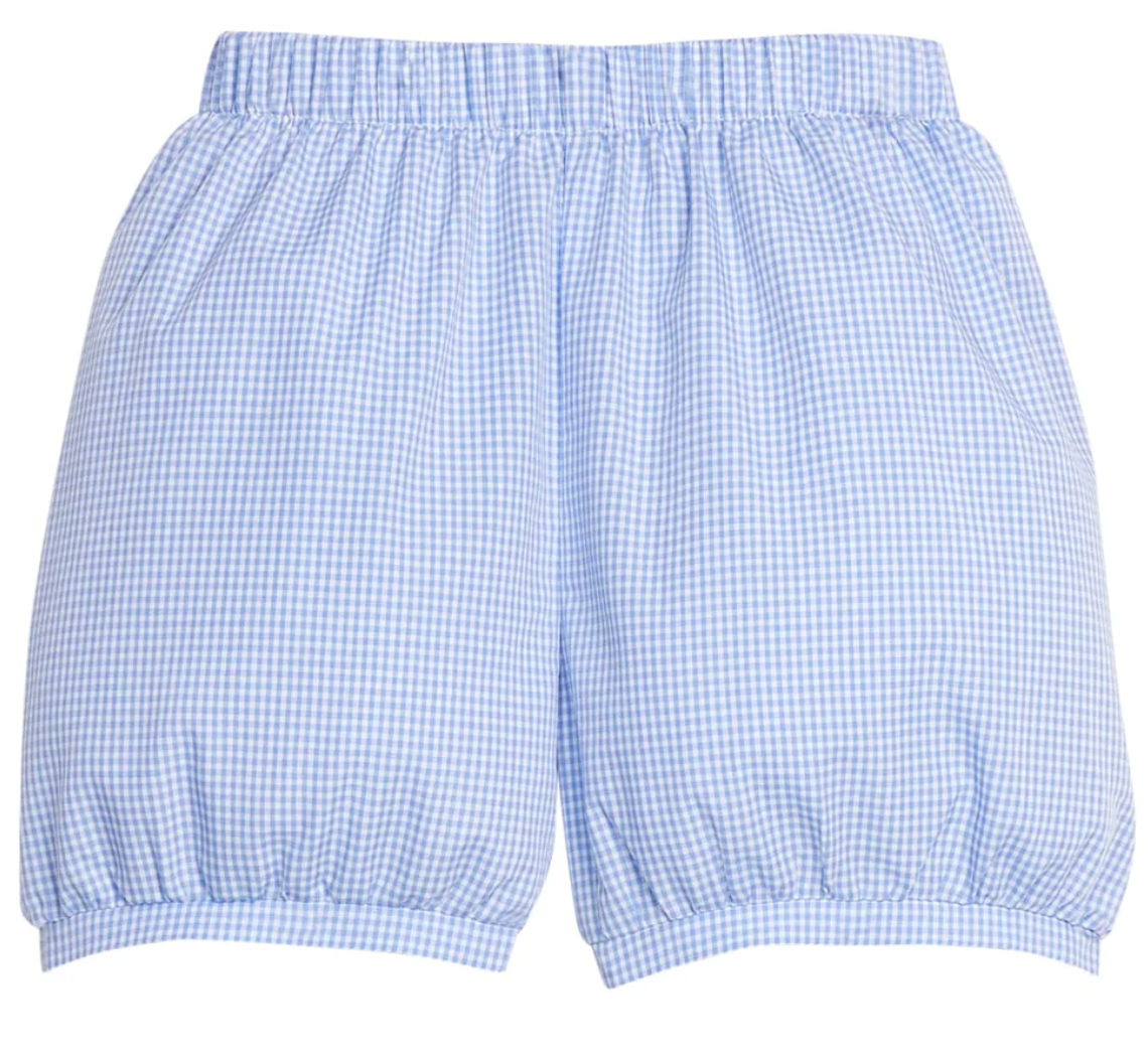Banded Shorts - Royal Mini Gingham