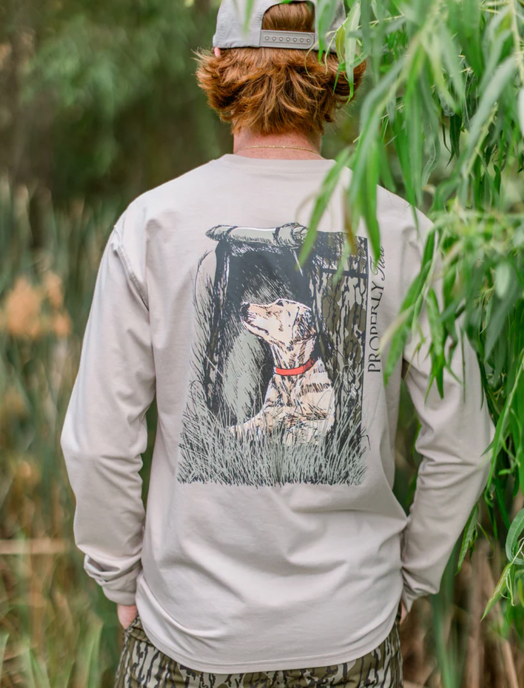 Boys Mossy Oak Lab LS Linen