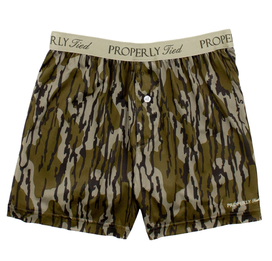 Boys Inlet Boxer Mossy Oak Original Bottomland