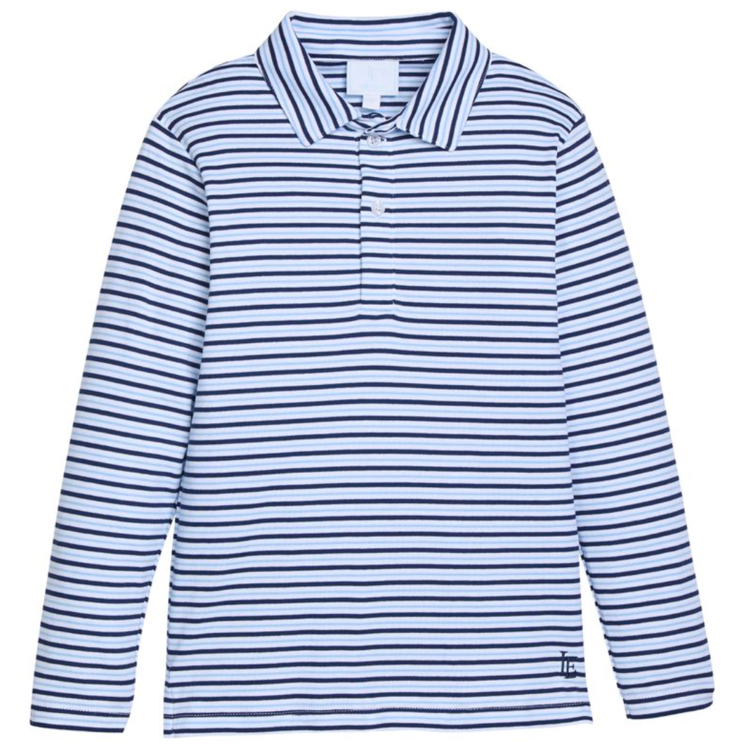 Long Sleeve Polo - Winslow Stripe