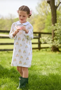 Evelyn Dress - Pumpkin Petals