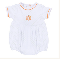 Baby Pumpkin Short Sleeve Boy Bubble