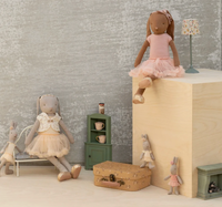 Bunny Size 3, Chocolate Brown-Ballet Suit and Skirt Rose