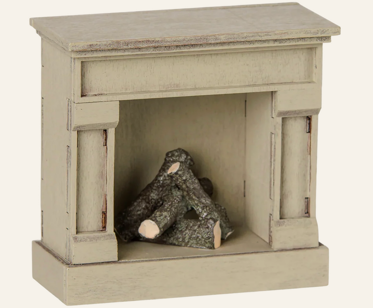 Fireplace Mouse - Off White