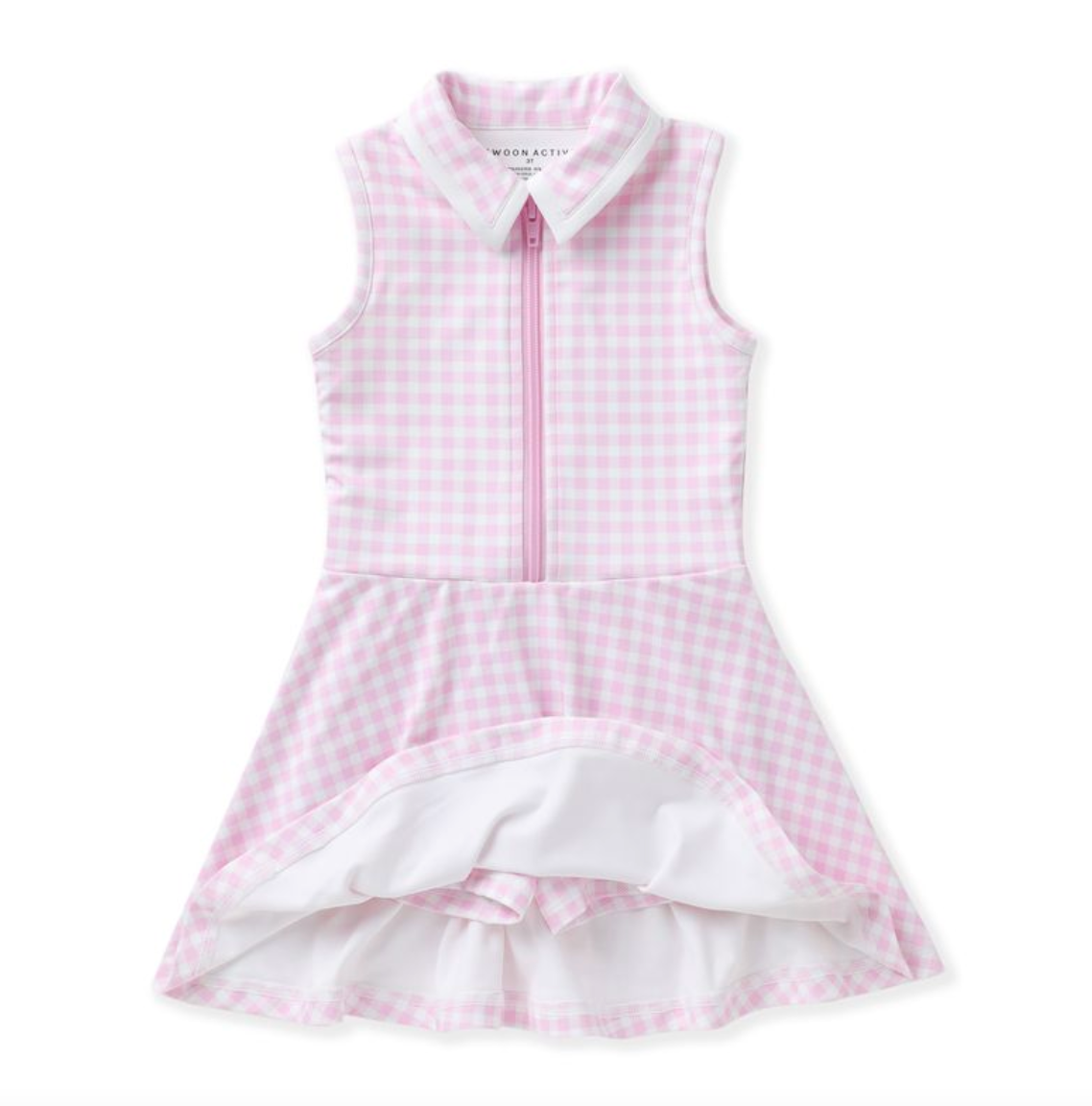 Pink Gingham Tennis Dress
